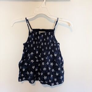 Jumping Beans Dark Blue Smocked Top